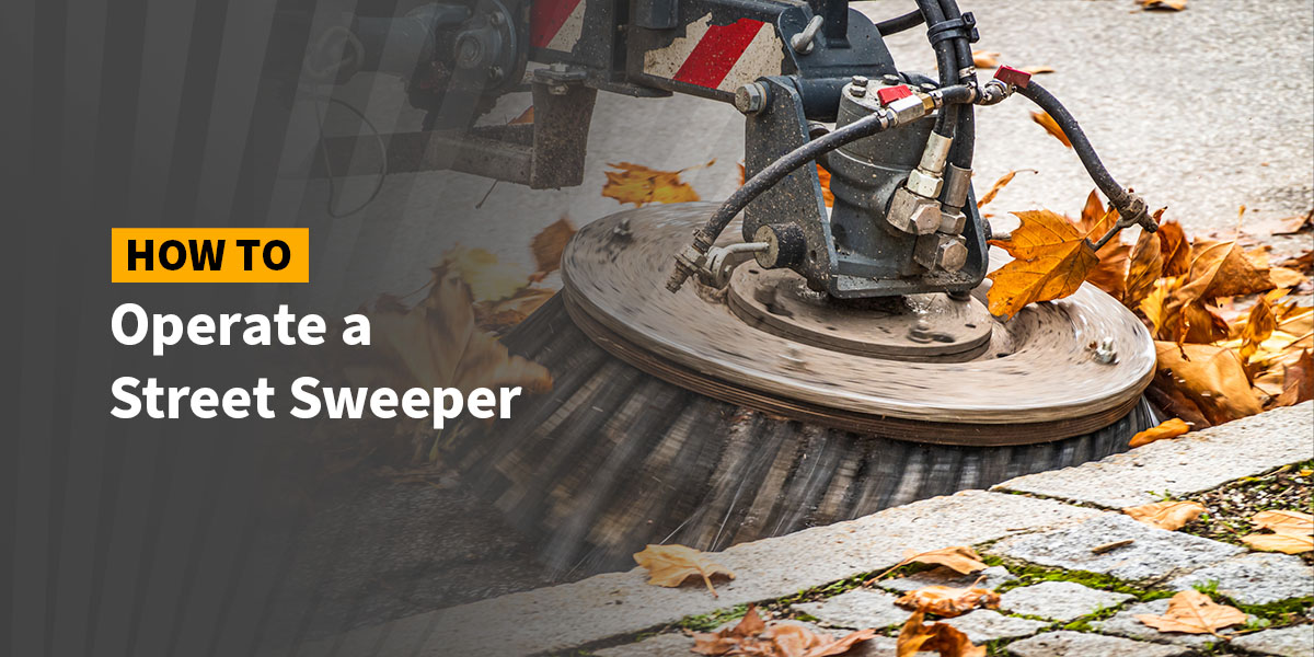 How to Operate a Street Sweeper