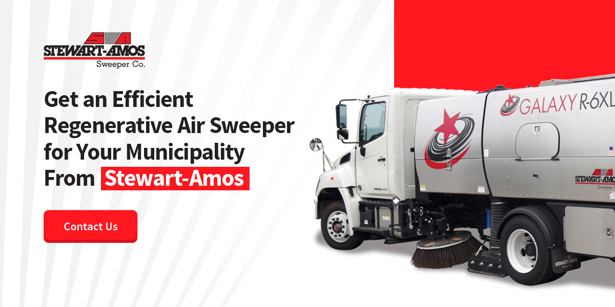 Get an Efficient Regenerative Air Sweeper for Your Municipality From Stewart-Amos