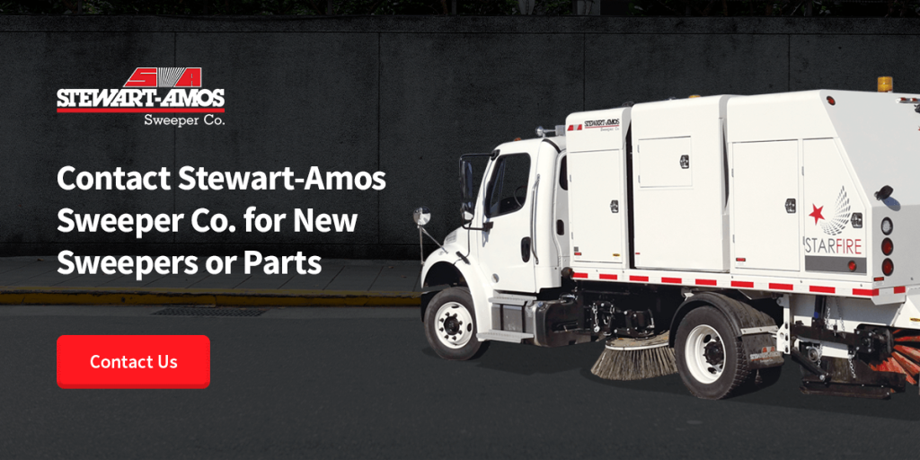 contact Stewart Amos Sweeper Co for new sweepers or parts