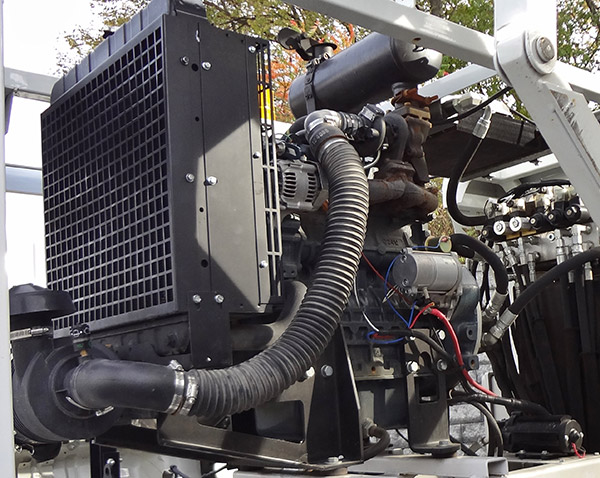 Mechanical Broom S-4c Turbo Diesel Engine