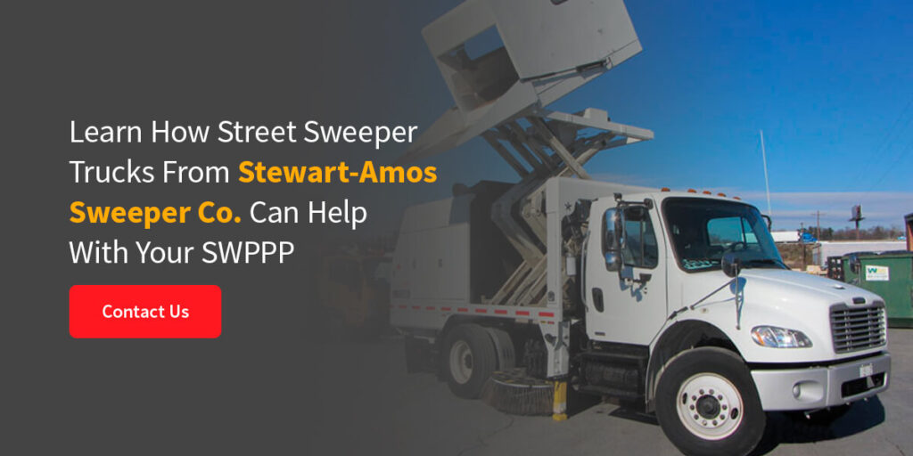 contact stewart-amos sweeper co. for a street sweeper to meet your SWPPP needs